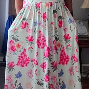 Floral maxi dress